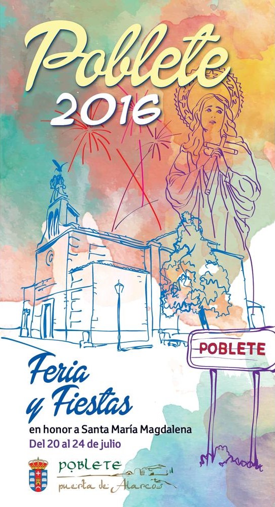 Fiestas patronales en honor de Santa María Magdalena 2016 Poblete